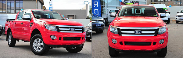 2015 Ford Ranger XLT in "true red"