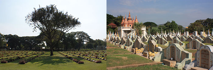 Cemeteries, Kanchanaburi, Thailand