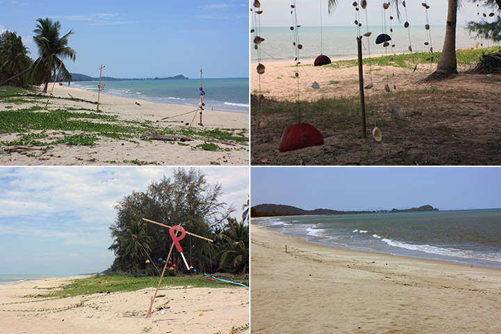 travel, thailand, sichon, beaches, monkeys, coconuts