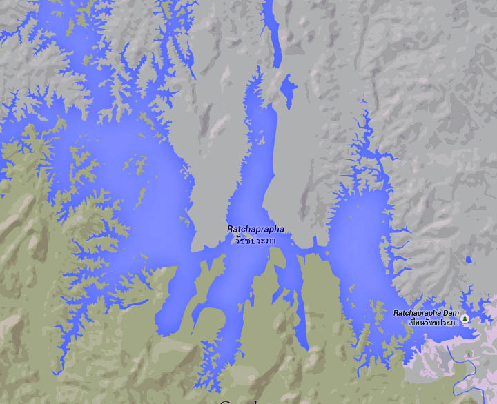 Ratchaprapa Dam, Surat Thani, Thailand