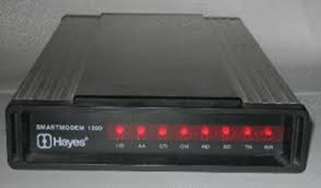 The Cadillac of Modems.  The Hayes 1200bps.