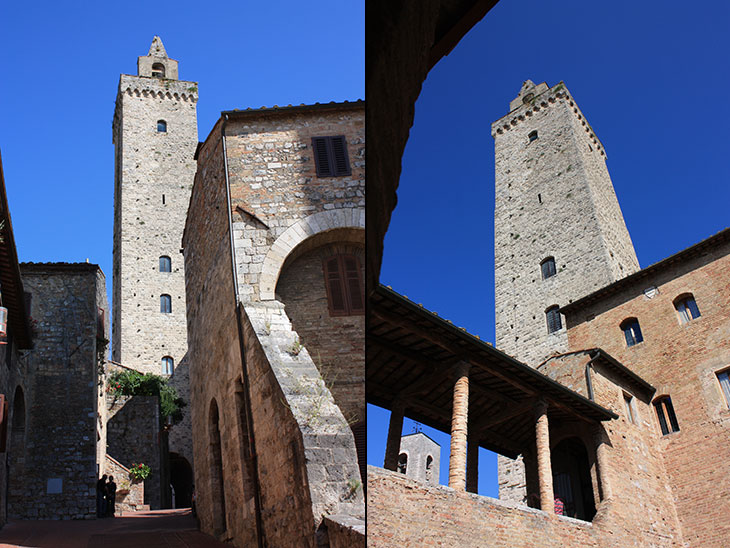 travel, italy, tuscany, san gimignano, towers