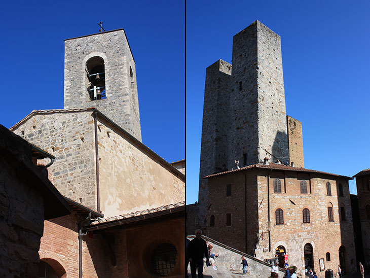 travel, italy, tuscany, san gimignano, towers