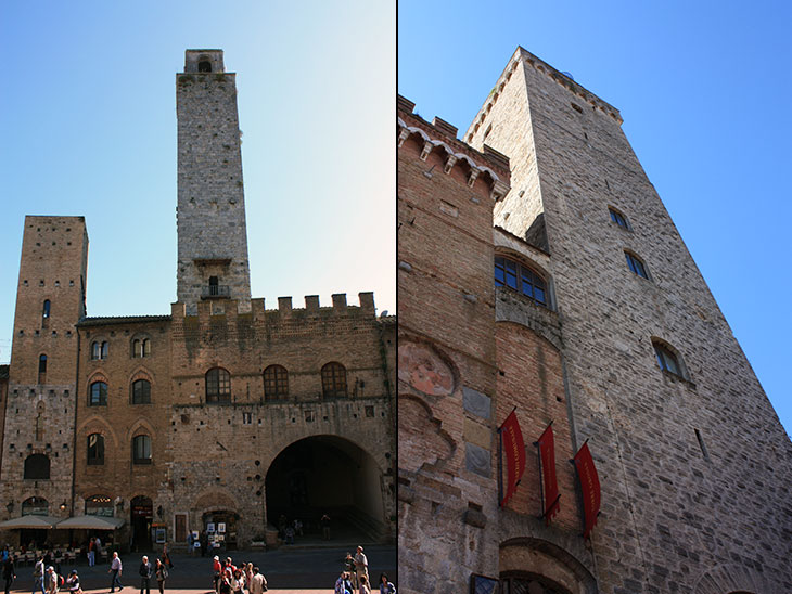 travel, italy, tuscany, san gimignano, towers