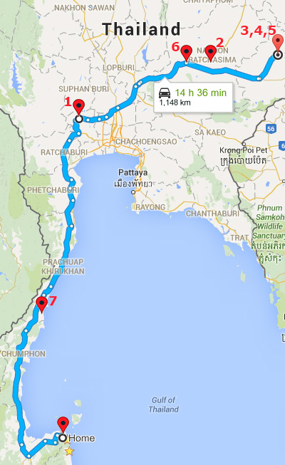 Thailand, Road Trip, Buriram