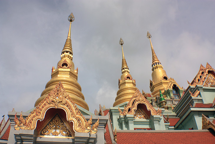 thailand, phra mahathat chedi phakdi prakat