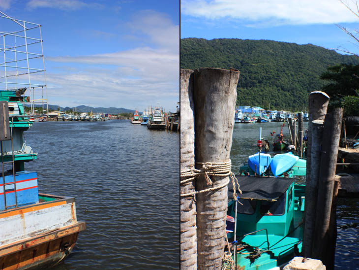 Thailand, Khanom, Port, Fishing