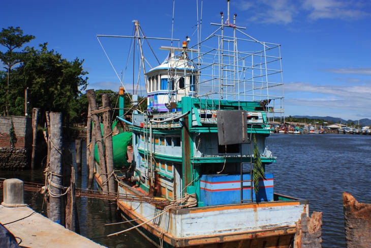 Thailand, Khanom, Port, Fishing