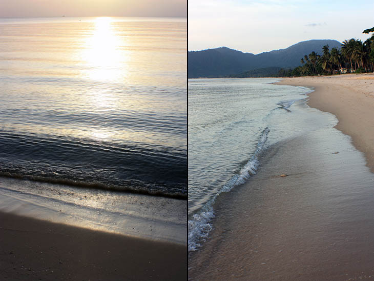 Thailand, Khanom, Beach, Sunrise