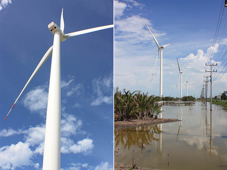 Thailand, Pak Phanang, Wind Farm