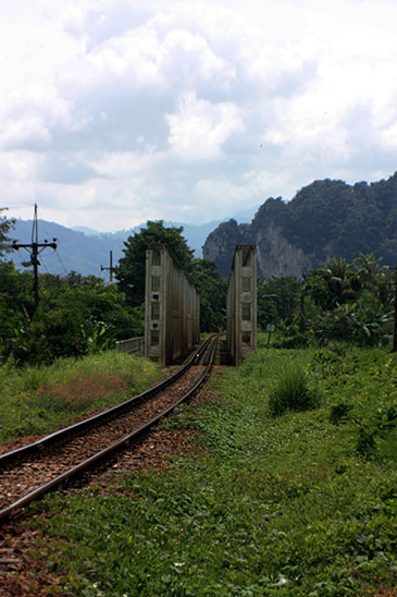 Thailand Chawang Canal Bridge Ban Na San Surat Thani