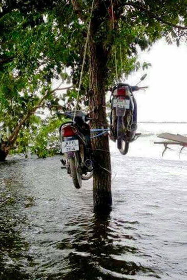 thailand, khanom, torrential rain