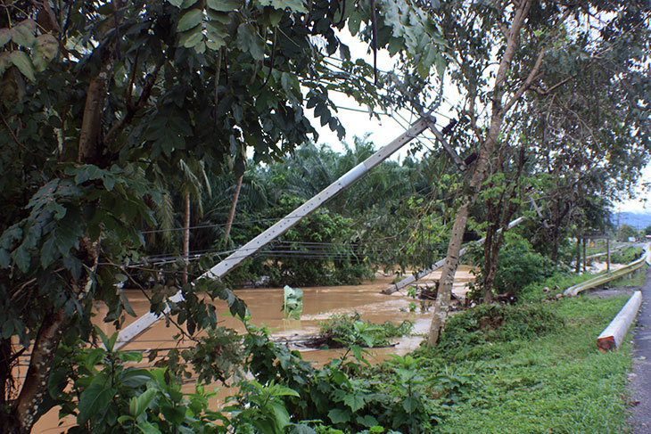 thailand, khanom, flooding