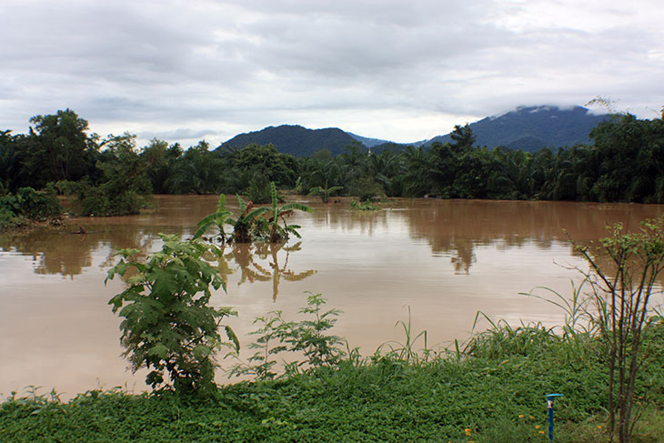 thailand, khanom, flooding