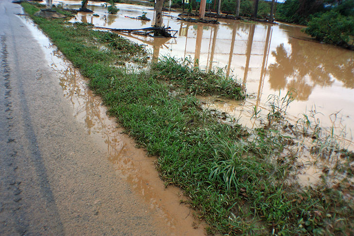 thailand, khanom, flooding
