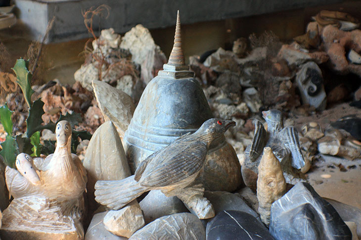 thailand, don sak, fish stone museum