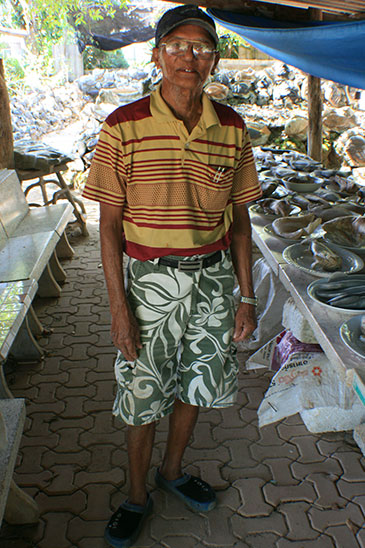 thailand, don sak, fish stone museum