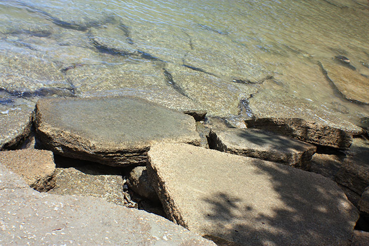 Thailand, Krabi, Fossil Shell Beach