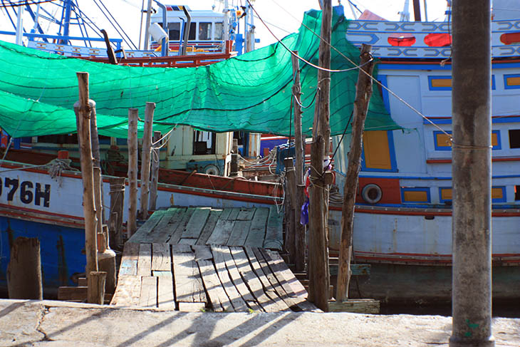 Thailand, Surat Thani, Don Sak River