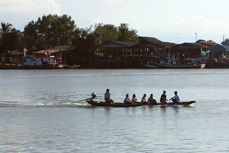 Thailand, Surat Thani, Don Sak River