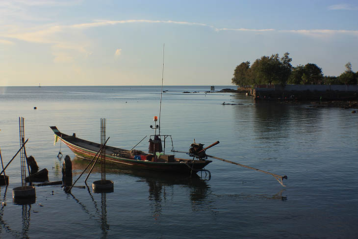 Thailand, Surat Thani, Don Sak River