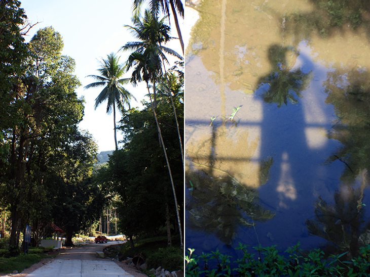 thailand, khanom, hin lat waterfall