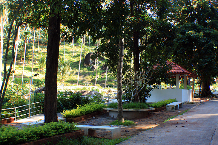 thailand, khanom, hin lat waterfall