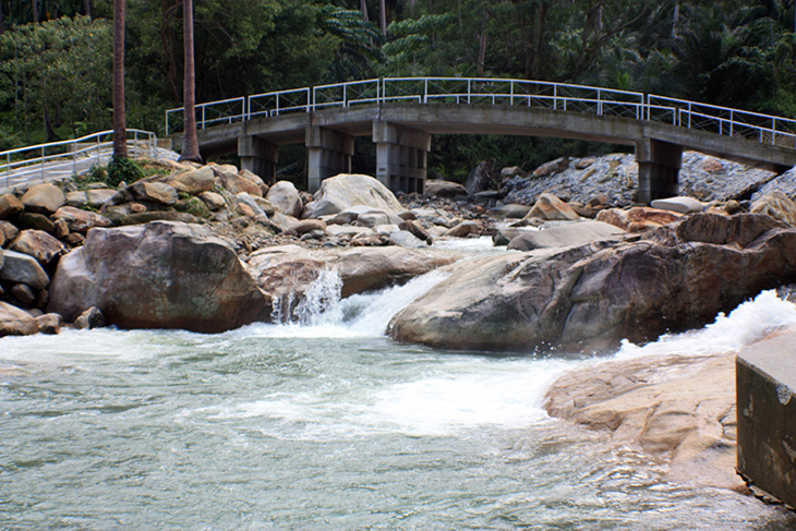 thailand, khanom, hin lat waterfall