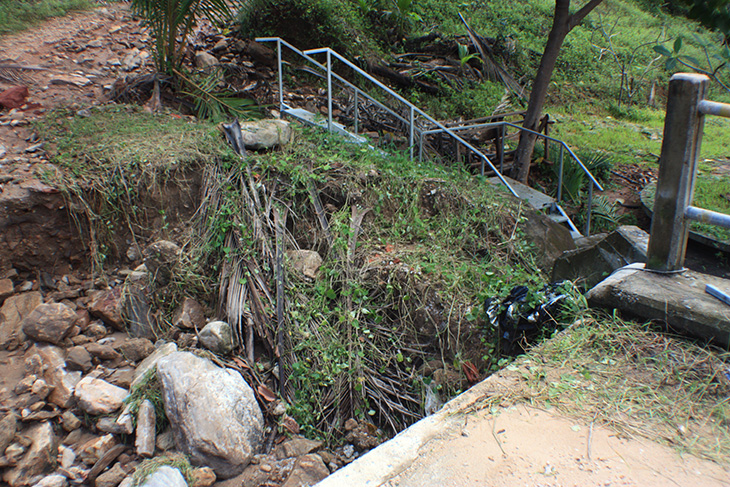 thailand, khanom, hin lat waterfall