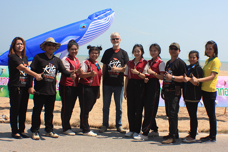 thailand, surat thani, kite festival