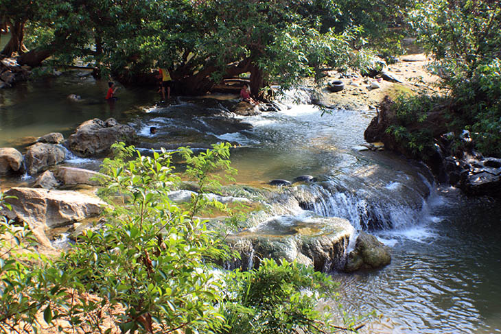 wipawadee waterfall, surat thani, thailand, travel