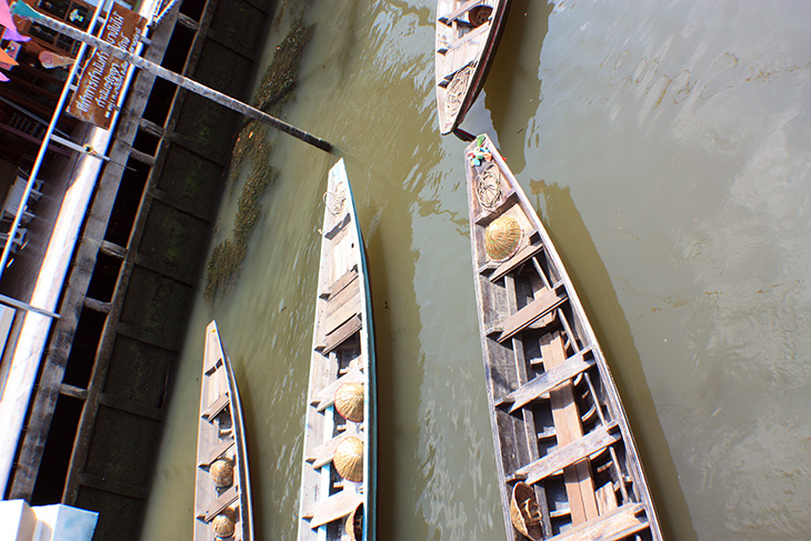 thailand, surat thani, floating market