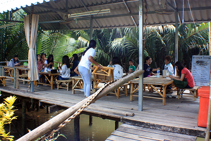 thailand, surat thani, floating market