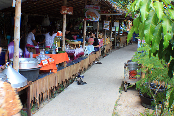 thailand, surat thani, floating market