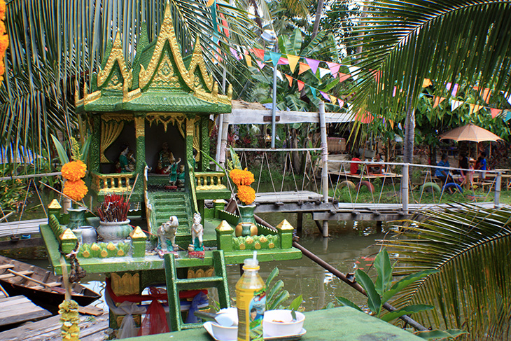 thailand, surat thani, floating market