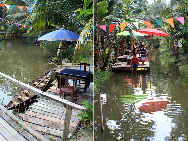 thailand, surat thani, floating market