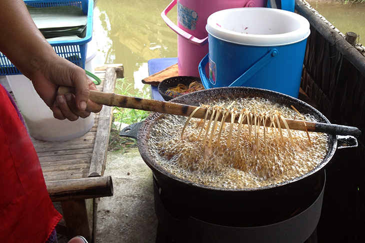 thailand, thai food, surat thani floating market