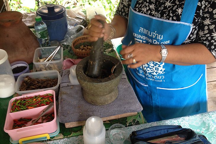 thailand, thai food, surat thani floating market