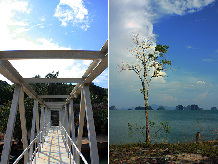 thailand, ko yao noi, ban tha khao, jetty, viewpoint, river