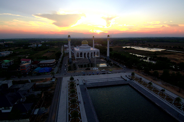 travel, thailand, songkhla, central mosque, masjid