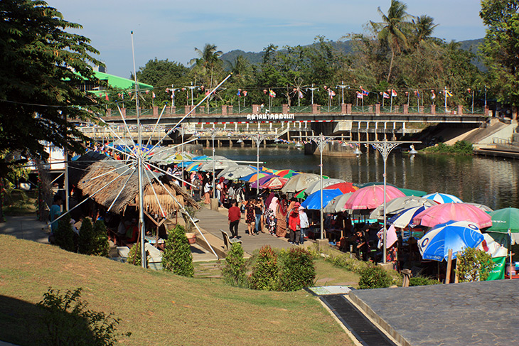 travel, thailand, songkhla, khlong hae floating market