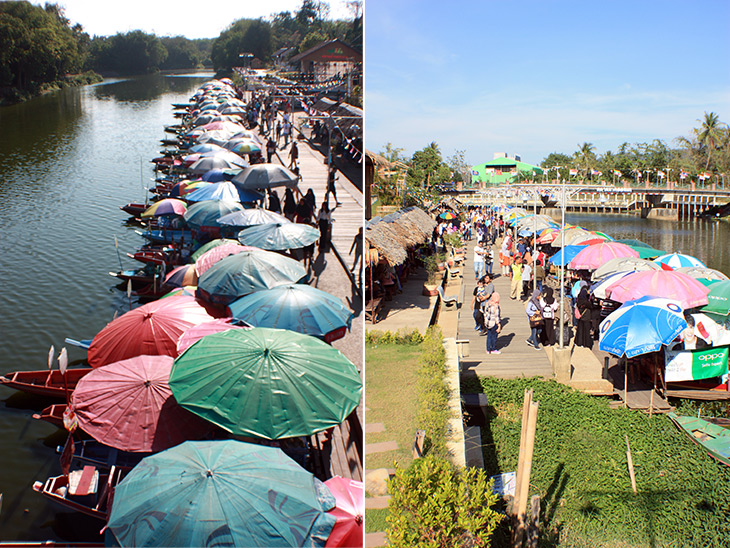 travel, thailand, songkhla, khlong hae floating market