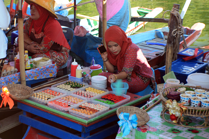 travel, thailand, songkhla, khlong hae floating market