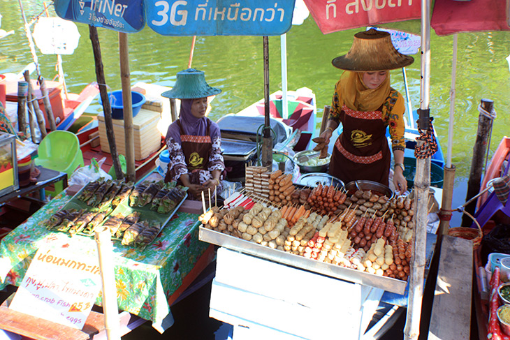 travel, thailand, songkhla, khlong hae floating market