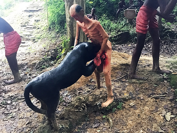 travel, thailand, phang nga, tham ta pan bureau of monks, bizarre, statues