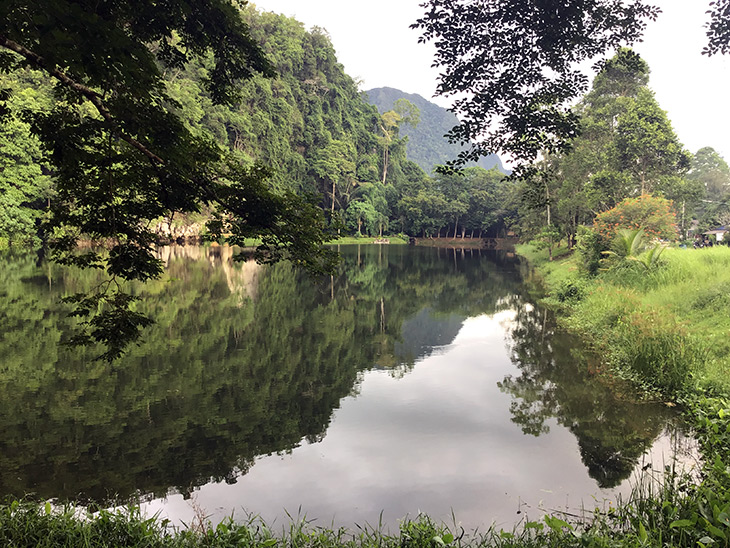 thailand, phang nga, tham sam, caves, lakes