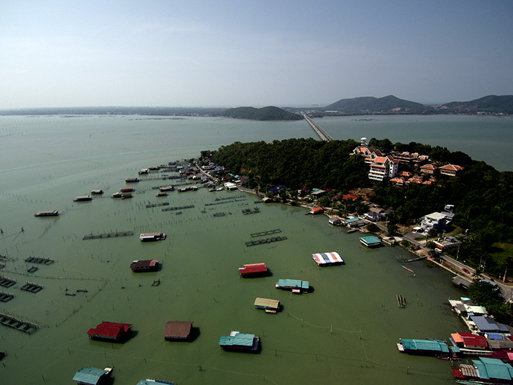 travel, thailand, songkhla, ko yo, aerial, drone