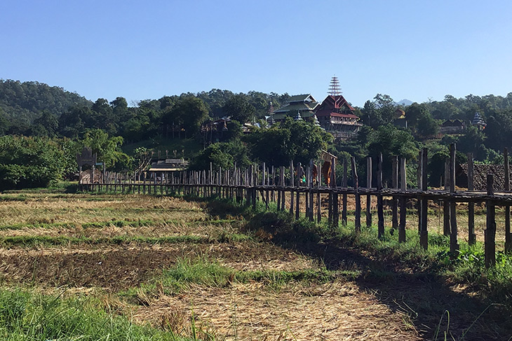 Buddha Bamboo Bridge Pai