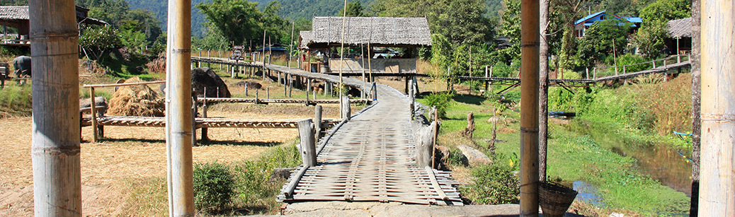 Buddha Bamboo Bridge Pai