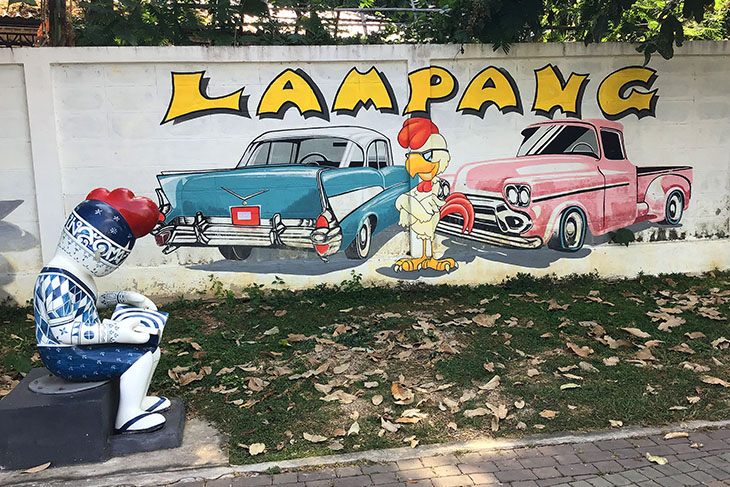 Wang River Street Art, Lampang